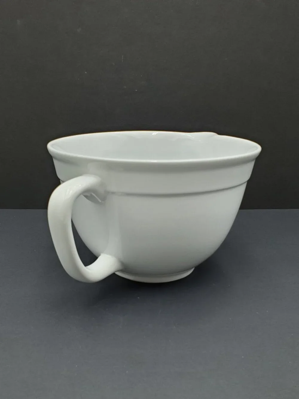 Mason Craft & More Batter Bowl White 8 Cup 64 Ounce Handled Mixing Bowl